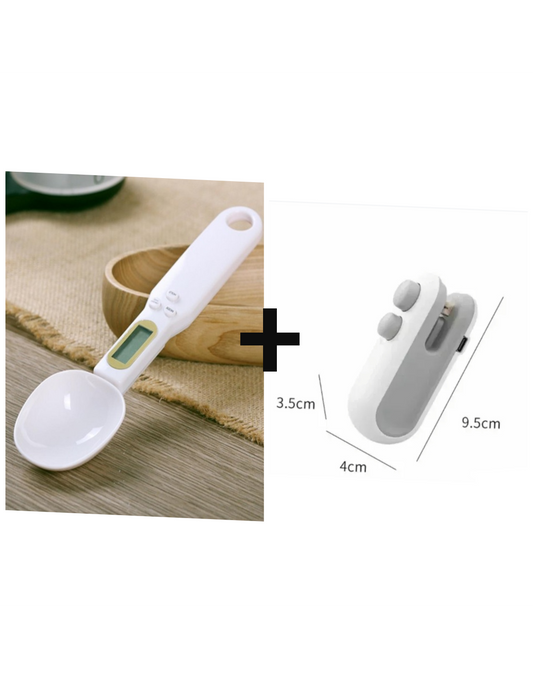Digitalna Kašika za Merenje I Mini Zavarivač Kesa